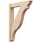 Ekena Millwork 6-in W x 30-in D x 42-in H Funston Trad Rough Cedar Woodgrain TimberThane Outlooker, Primed Tan OUTUR060X30X42FST04RCPR - alternate 1